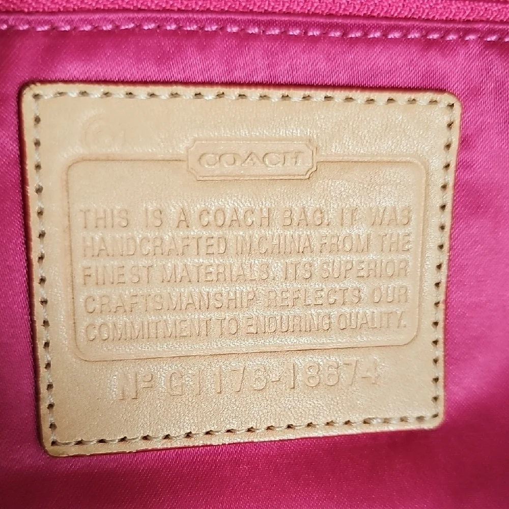 Coach 2011 Red Patent Leather Tote